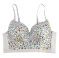 Dam Sparkle Glitter BH-Top Dansava Crop Tops XL