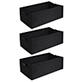 Miniatyrbillede 3 af 3: stk Planteposer Rodkontrolpose Gallon Plante Blomst Planteskolepose Pose Sort 30X60CM Sort Black 30X60CM