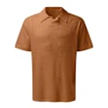 Pikkukuva 4 / 5: Miesten vohvelineulospoolopaita ja shortsit, 2-osainen asu, kesäpuku ruskea{ee} Brown 2XL