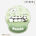 Miniatyrbild 7 av 11: Rosa Panda Musmatta Handledsstöd Flickor Söt Halkfri Dator Kontor Högkvalitativ Silikon Tangentbord Handstöd Handled Lucky Panda-Set