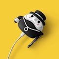 Miniatyrbilde 4 av 4: Passer for Airpods 3. generasjon 2021, Silikon Tegneserie Søtt Deksel Beskyttende Støtsikkert Deksel for Airpods 3 Pingvin{hh] Penguin standard