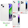 Miniatyrbillede 2 af 4: Fuld Hærdet Glas Skærmbeskytter til Apple iPhone 14 PLUS TRANSPARENT SORT Hærdet Glas Skærmbeskytter
