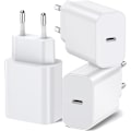 Pikkukuva 1 / 6: 3 kpl A-pple 20W USB C -virtalähde, suunniteltu erityisesti iPhonelle USB C -liittimellä, yhteensopiva iPhone 16/15/14/13/12 Plus Pro Max Minin kanssa