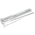 Miniatyrbilde 2 av 4: 20 stk BBQ Grillspyd Flate Metall Grillspyd Rustfritt Stål Shish Kabob Pinner