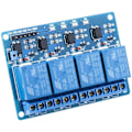 Pikkukuva 4 / 4: 4-kanavainen 5V relemoduuli - | Yhteensopiva UNO R3, Mega 1280, Arm DSP, PIC AVR, Raspberry Pi | Tila LED | Suuri teho