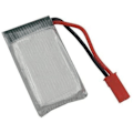 Pikkukuva 4 / 4: Nelikopterin akku, 3,7 V 1800 mAh 25C Li-po-akku JST-liittimellä ja USB-latauskaapelilla JJRC H11D H11C HQ898B RC-helikopterille