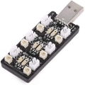 Miniatyrbillede 2 af 4: 1S LiPo batterioplader USB 3.8V/ 4.35V 6 kanaler LiSV oplader 1S Small Tiny Whoop Blade Inductrix Micro JST 1.25 JST-PH 2.0 mCX mCPX stik