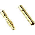 Miniatyrbillede 3 af 4: Bananstik 2mm til RC Lipo-modeller | 10 par, høj konduktivitet | Ideel til Tello-batteri, Lipo-taske, USB 7.4V, Guld, Metal