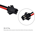 Miniatyrbillede 2 af 2: 6V AA-batteri, genopladelig Ni-MH-batteripakke, højkapacitetsbatterier 2400 mAh, SM 2P RC Båd RC Bus-stik + USB-kabel