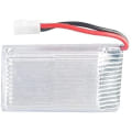 Miniatyrbillede 3 af 3: Avanceret Lipo-batteri 600mAh 3.7V 25C til Syma X5C, X5 | Kompatibel med Cheerson CX-30W, Skytech M68, Wltoys F949 | Mål 42x25x9mm, Sølv