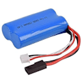 Miniatyrbild 1 av 3: Li-Ion batteri 7.4V 1500mAh för SUBOTECH BG1506, BG1507, BG1513 för drönare, nödlampa, 67x19x37 mm - 96 gr, Blå