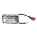 Pikkukuva 2 / 4: Li-ion akku 7.4V 1000mAh 2S | QDJ02 T Liitin RC:lle | sopii Xinlehong Q901 Q902 Q903, Hopea