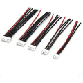 Miniatyrbillede 1 af 3: 10 stykker 22 AWG 2S 3S 4S 5S 6S Kabeloplader Balancering JST XH Kontakt Stik Adapter (2 stk x)