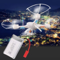Miniatyrbild 4 av 4: Uppladdningsbart Lipo-batteri (3,7 V 750 mAh) för Rc Quadricopter drönare MJX X300C X400 X800