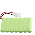 Miniatyrbillede 4 af 4: RC-batteri 8.4V 2400mAh, Genopladeligt Ni-MH AA-batteri, med Tamiya-stik, til RC bil, RC båd, RC tank, Elværktøj, Husholdningsapparater