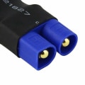 Miniatyrbillede 4 af 4: EC3 hun til XT60 han adapter til LiPO-batterier | Stik til droner og bilradio | Let og bærbar, 3 stykker, 39 mm * 18 mm