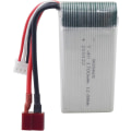 Miniatyrbillede 5 af 8: 2 stk. 7,4V 1700mAh litiumbatterier til RC-bil | Universal kompatibilitet 9200/9200E og andre | Optimeret ydeevne | Sikkerhed og holdbarhed, Sølv