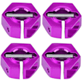 Pikkukuva 3 / 6: Hex-navan sovittimet, 12 mm Universaali HSP Sakura 1/10 mittakaavan RC-autoille (4 kpl) (5 mm - violetti)