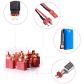 Pikkukuva 5 / 5: 25 parin sarja T-Plug uros- ja naarasliittimiä Deans Connector | Yhteensopiva RC-mallien kanssa Lennokit, autot, veneet | Kestävät materiaalit, Punainen