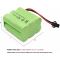 Miniatyrbillede 2 af 4: RC NiMH 7,2 V 2400 mAh AA genopladeligt batteri med USB-ladekabel og 2P SM-stik, til RC-køretøjer RC-biler RC-både