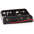 Miniatyrbillede 3 af 4: 4xAA Batteriholder | Let at installere | Kompakt og bærbar | Ideel til Tello, JVC Bilradio, WLtoys 144001, Sort, Plast