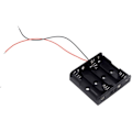 Miniatyrbillede 1 af 4: 4xAA Batteriholder | Let at installere | Kompakt og bærbar | Ideel til Tello, JVC Bilradio, WLtoys 144001, Sort, Plast