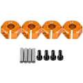 Miniatyrbild 1 av 7: Adaptrar för sexkantshjulnav, 12 mm Universal för HSP Sakura RC-bilar i skala 1/10 (4 stycken) (6 mm - orange)