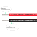 Miniatyrbillede 4 af 4: 22 AWG Silikone Kabel Fleksibel elkabel 5 meter [2,5 m sort og 2,5 m rød] Fortinnet kobberkabel Høj temperaturbestandighed