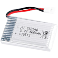 Miniatyrbillede 3 af 4: 4 stk. genopladelige Lipo-batterier 3,7v, 500mAh til Rc Quadcopter drone Syma X5 X5C X5SC X5SW, Cheerson CX-30W, Skytech M68, Wltoys F949