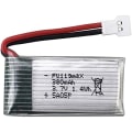 Miniatyrbild 4 av 4: 5 i 1 laddningsadapter + 5 x 3,7V 380mAh 25C litiumbatterier för Tera Mini quadricopter Hubsan X4 H107C H107D