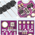 Miniatyrbild 6 av 6: BME280-5V Digital Precision Sensor | Multifunktion: Tryck, Fuktighet, Temperatur | Hög Precision | I2C/SPI | För Arduino, Raspberry Pi