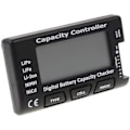 Miniatyrbild 2 av 4: CellMeter RC-7 | Kontroll av digital batterikapacitet | NiCd, NiMH, LiPo batterikapacitetsmätare, 2-7 celler | Digital Display, Svart, Plast