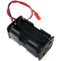Miniatyrbillede 1 af 4: Batteriholder 4 AA Stylus med JST-kabel | Nem gør-det-selv-installation | Kompakt og bærbar | Egnet til droner, radio, sort, plast