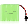Miniatyrbild 3 av 4: Ni-MH 4.8V 1200mAh batteri för fjärrkontrollbilar | USB-laddare ingår | Snabbladdning, Utförsäljning över 18 min, Grön, 55x48x15 mm - 84 gr