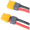Miniatyrbillede 3 af 4: 2 par XT60 hanstik 150mm 12AWG | Guldbelagt for høj konduktivitet | Ideel til Drone FPV Lipo Batteri, Gul, Plast