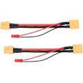 Pikkukuva 1 / 5: 2 kpl XT60-kaapeliadapterisarja: 14 AWG-uros ja naarasliitin 22 AWG JST-liittimellä - ihanteellinen lisävaruste RC-malleihin