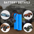 Miniatyrbillede 4 af 4: 2 stk. lithium-ion-batterier 3.7V 3000mAh stik SM-2P kompatibel med DE45 DE42 1:14 Off-Road & Drift Racing