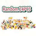 Miniatyrbillede 2 af 2: 24 Dages Julekalender Blind Box Actionfigurer Legetøj Sort Black
