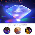 Miniatyrbillede 4 af 10: LED diamant vandtæt badeværelseslampe, fisketank springvand undervandsdykkerlampe colorful