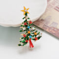 Miniatyrbild 6 av 7: Julgransbrosch Corsage Tomte Julgran Brosch Christmas Tree