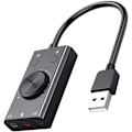 Pikkukuva 1 / 9: Ulkoinen USB-äänikortti Ilmainen Laitteen Ääniadapteri