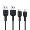 Miniatyrbillede 4 af 4: PS5 Playstation 5 Opladningskabel Controller USB-C 1.2M Sort 1-Pak