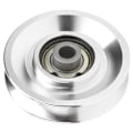 Pikkukuva 6 / 8: Alumiiniseoshihnapyörä Voimaharjoitteluharjoitteluvarusteet Kuntoilulaitteet Tarvikkeet 80 mm halkaisijaltaan
