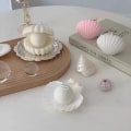 Miniatyrbillede 5 af 6: Perle Skalsform til Soylysfremstilling 3D