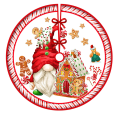 Miniatyrbilde 1 av 10: Juletrærskjørt Høytidsdekorasjon Trykt Bunndekorasjon Fest Jul Qj Tree Skirt-8 120cm