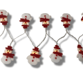 Miniatyrbillede 8 af 9: LED Julemandshoved Elg Julepynt Lys Kreativ Små Farvede Lys Santa Claus Head 3 M 20 led Battery