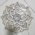 Pikkukuva 4 / 7: Atmosphere Night Light Creative Mandala-koristelu joogahuoneeseen Lotus Three-Dimensional