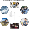 Miniatyrbild 7 av 8: 2 st Snabbladdare, 1,2 m Kabel, Kompatibel med Samsung Galaxy S22 S21 S20 S8 S10 S9 Plus Note 7 8 9 10 A53 LG, HTC 2-pack/white