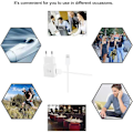 Miniatyrbilde 8 av 9: 2 stk Hurtiglader, 1,2 m kabel, Kompatibel med Samsung Galaxy S22 S21 S20 S8 S10 S9 Plus Note 7 8 9 10 A53 LG, HTC 2-pack/black