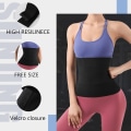 Miniatyrbild 3 av 7: Yoga Fitness Midjeband, Magbandage red 4M